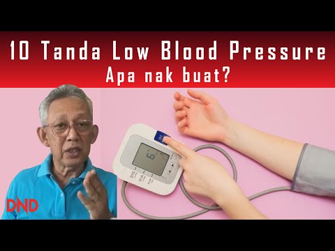 10 TANDA LOW BLOOD PRESSURE (Tekanan Darah Rendah) APA NAK BUAT?