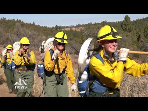 Blazing a Trail for Women in Wildland Firefighting | LX News