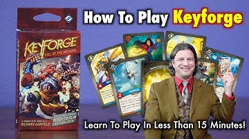 How To Play Keyforge - A Unique Deck Game - Learn To Play In Less Than 15 minutes!