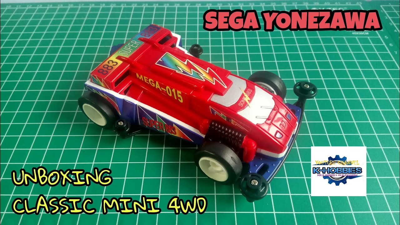 Unboxing Classic Mini 4WD Sega Yonezawa (ミニ四駆) - YouTube
