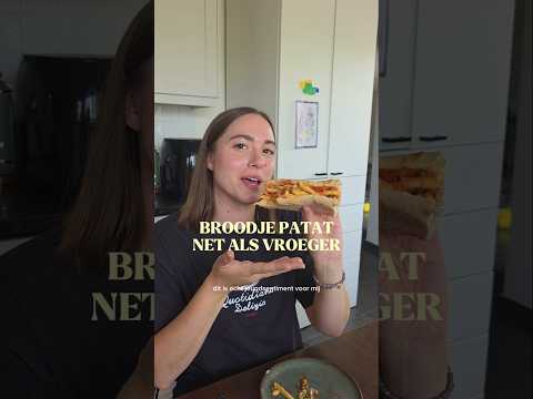 Broodje patat maken net als vroeger