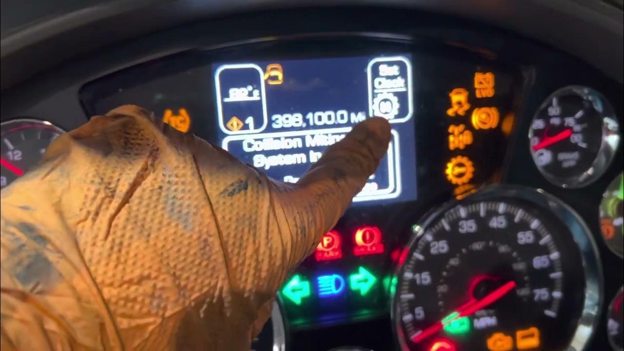Service light flashing on transmission Kw Peterbilt how to read the