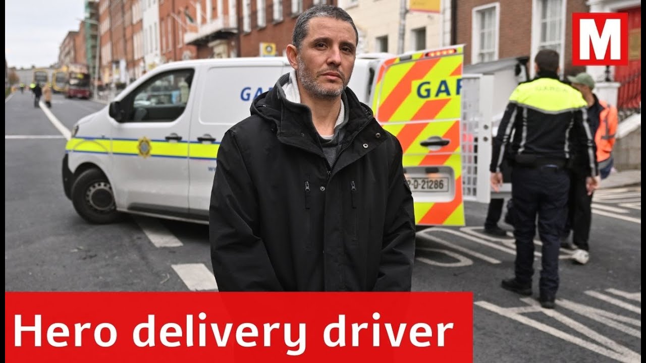 Hero Delivery Driver tells how he had 'no time to be afraid' when he Tackled Dublin Attacker