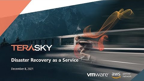 Webinar: VMware Cloud on AWS and VMware Cloud Disaster Recovery