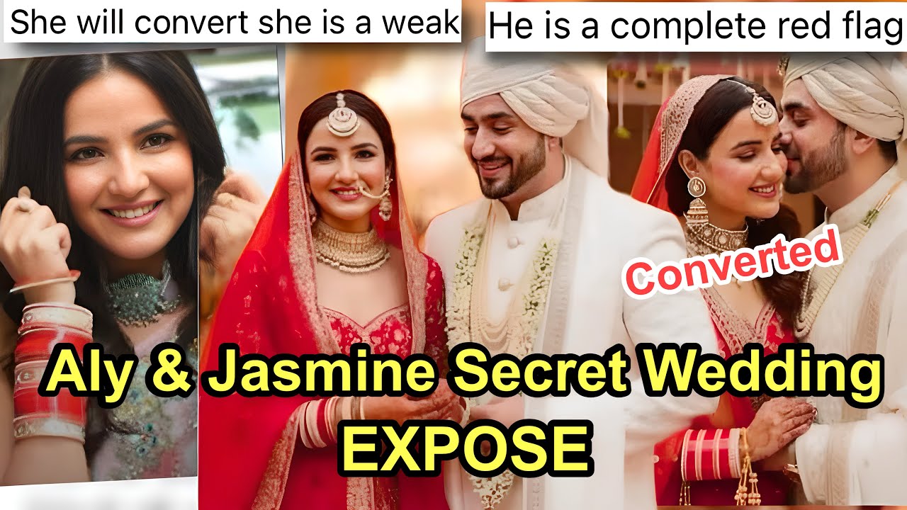 Jasmine Bhasin Got Secretly Married To Aly Goni|  is She Convert to Islam for Aly 