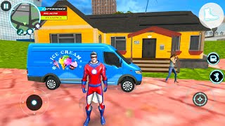 Superhero Drive An Icecream Truck - Battle With Police Patrols - Android Gameplay screenshot 3