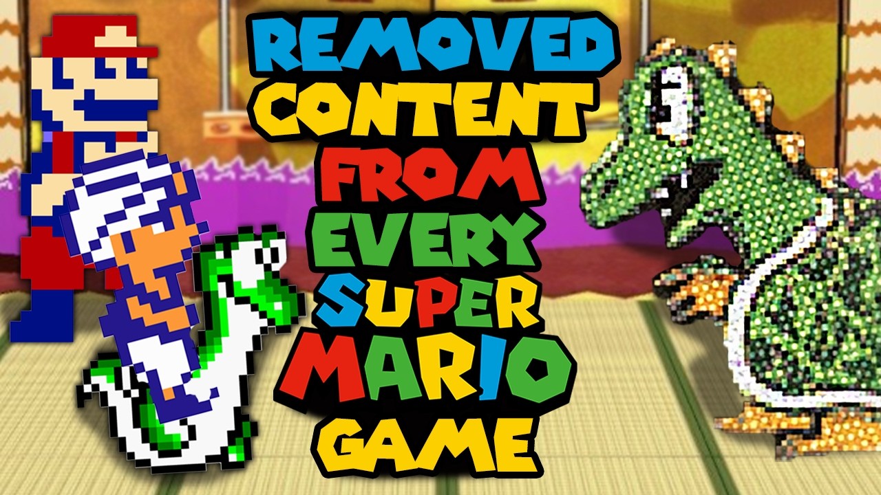 Removed Content From Ever Mario Game