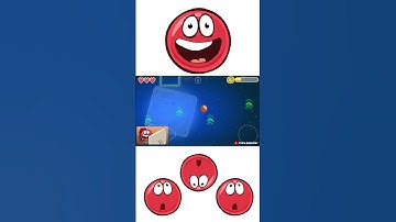 Red Ball 4 - Level 53-55 with Double Jump in 25 Seconds #shorts