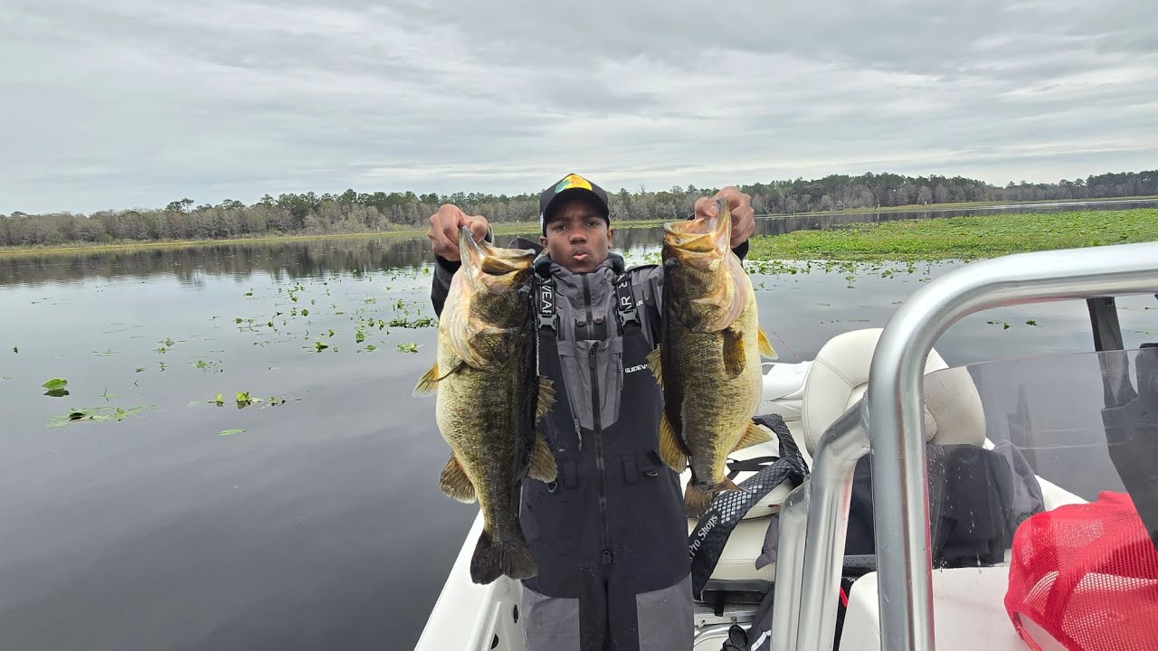 First bass fishing trip on the St John River 2024