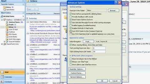 How To Remove RSS in Outlook.mov