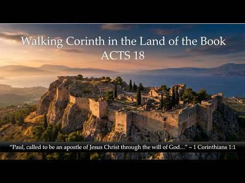 WALKING ACTS 18 & CORINTH--In the Land of the Book