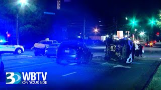 CMPD Officer Among 3 Hurt In Southwest Charlotte Crash