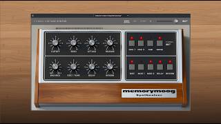 AIR Fabric Vintage Memorymoog - Walkthrough Video