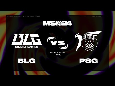 BLG VS PSG - MAPA 3 - BRACKET STAGE - DÍA 3 - MSI 2024
