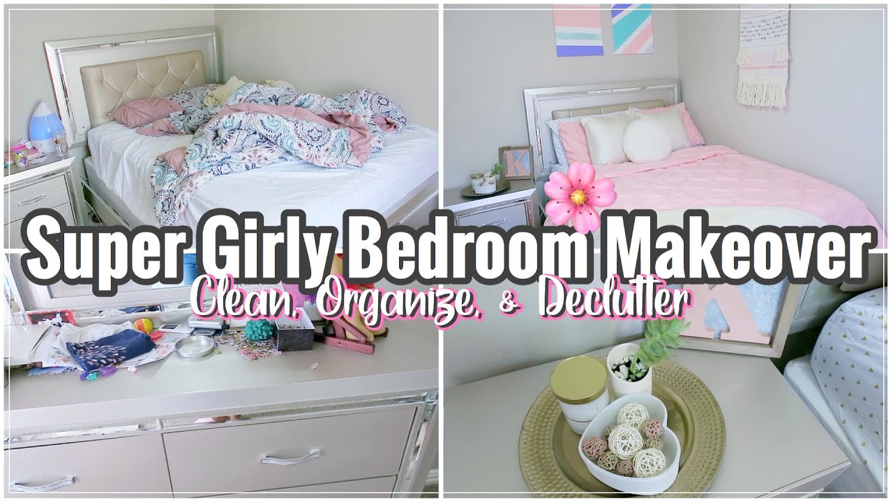 DIY GIRLS BEDROOM MAKEOVER ON A BUDGET | Decorating Ideas | Budget ...