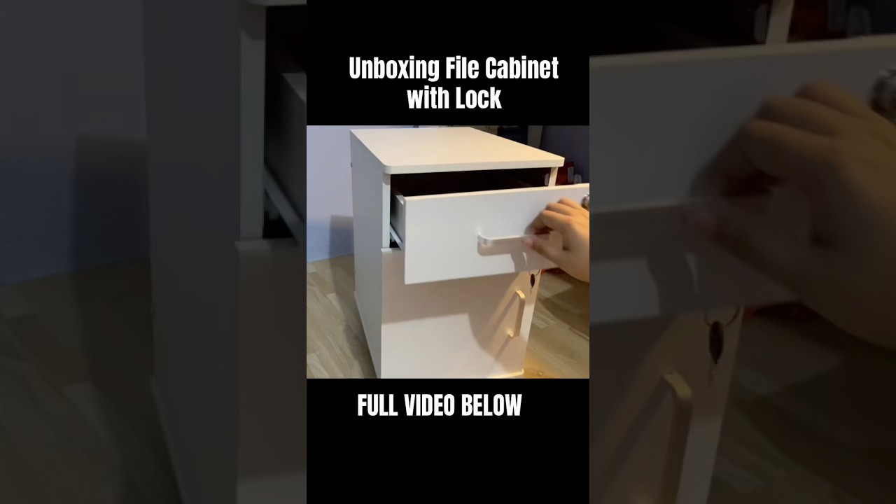 Unboxing Cabinet from Shoppee with Lock 