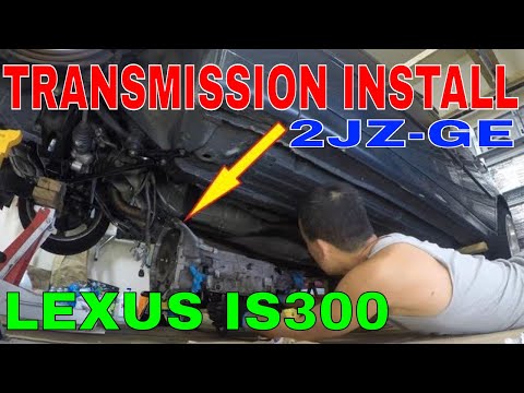 How to Install Lexus IS300 Transmission | DIY Tranny Installation | 2JZ 1JZ Altezza