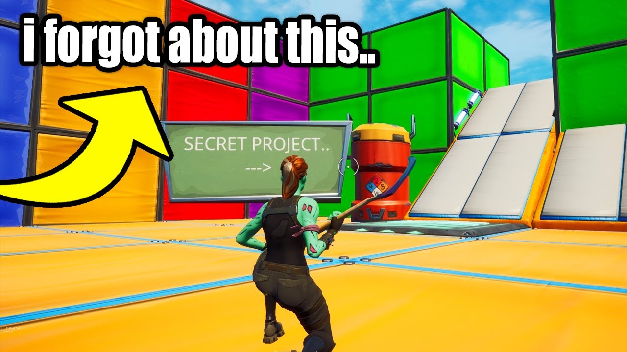 I Finally Released this SECRET Deathrun.. (Fortnite Creative)