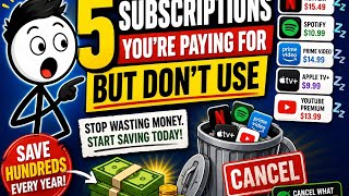 5 Subscriptions You’re Paying For But Don’t Use (Cancel These Now!)