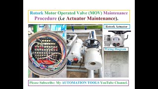 Rotork Actuator Maintenance/Rotork Actuator Maintenance Procedure/Troubleshooting of Rotork MOV.