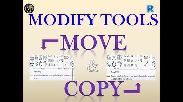 MOVE & COPY IN MODIFY TOOLS- REVIT ARCHITECTURE|CIVIL|BEGINNERS|TAMIL|TUTORIALS|SOFTWARES|2D & 3D