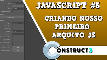 Construct 3 - JavaScript #5 - Criando nosso primeiro arquivo Js #construct 3 #c3