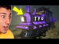 I made a tfg purple train  choo choo charles