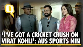 Ive Got A Cricket Crush On Virat Kohli Aus Sports Minister The Quint