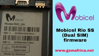 Mobicel RIO SS (Dual SIM) Firmware flashing without box