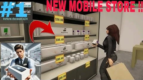open shop Electronics store simulator 3D game Part 1 video