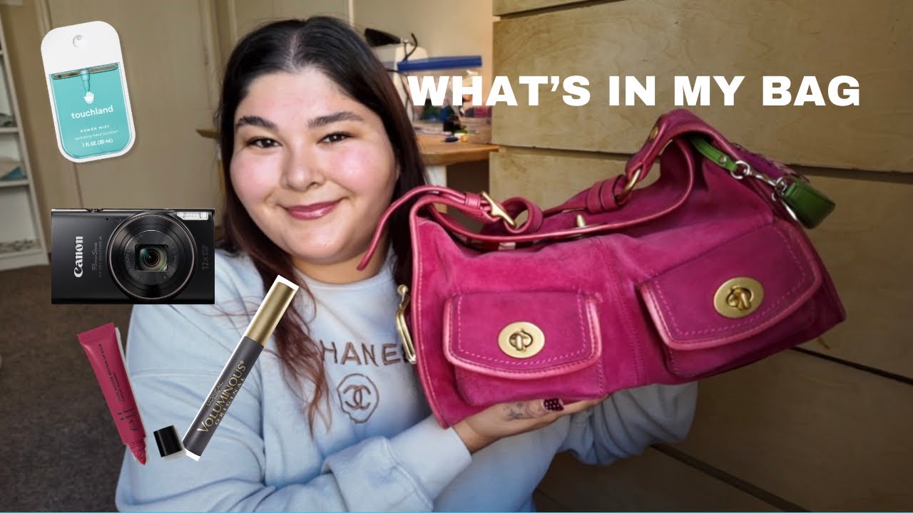 Что у меня в сумке! Рюкзак Coach из лимитированной коллекции 🩷💄📷