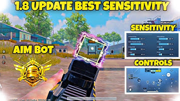 NEW 1.8 UPDATE BEST ZERO RECOIL SENSITIVITY SETTINGS & CONTROLS FOR PUBG/BGMI