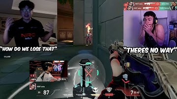 Tarik & Shanks React To 100T eeiu Insane 4k CLUTCH Against NRG In VCT