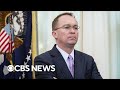 Mick Mulvaney says he resigned on Jan. 6 because Trump "failed" as president