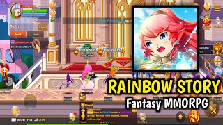 Cute Action MMORPG - Rainbow Story: Fantasy MMORPG Review | Online Mobile Game Gameplay | First Look screenshot 2