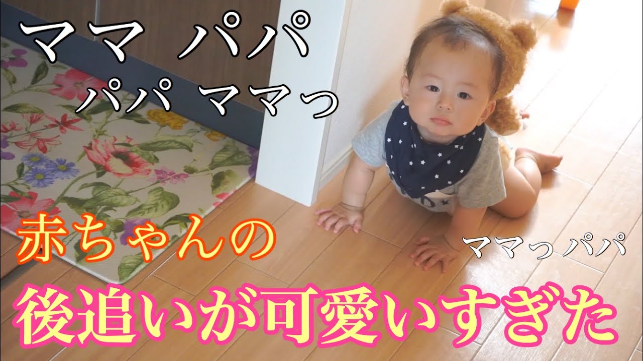 生後8ヶ月 赤ちゃんハイハイで後追いがはじまる こんなに可愛いの Follow Up With Baby Hi Hi Youtube