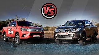 WAR pickups. Toyota Hilux 2016 vs Mitsubishi L200