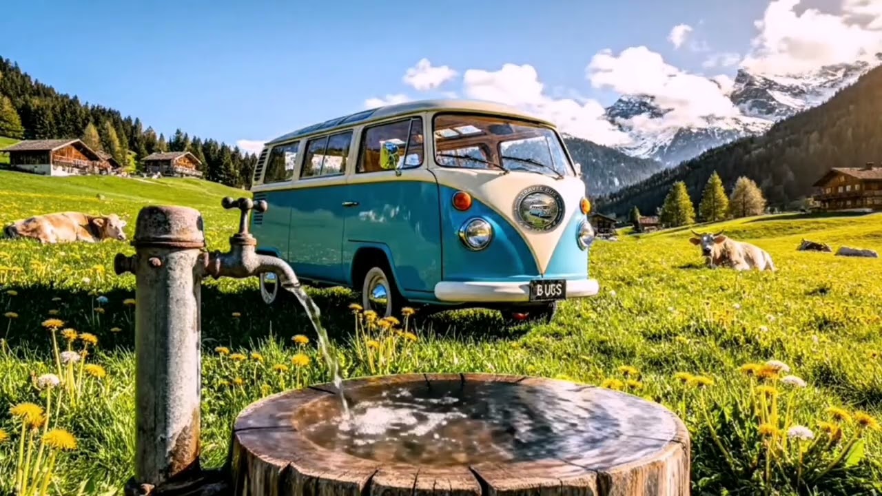 TRAVEL BUS | Beautiful nature scenery with nature sounds | Screensaver 4k  #travelbus1 #screensaver 