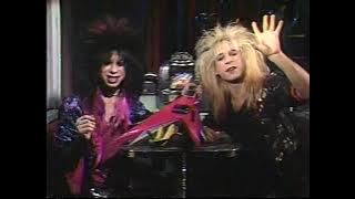 Vinnie Vincent & Dana Strum host MTV Metal Music Half Hour - 12/04/86