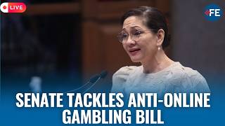 LIVE | Philippines Senate: Online gambling crackdown bills discussed
