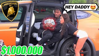 HOOD Gold Digger LEFT her Husband for $1,000,000! WILD GOLD DIGGER Expriement