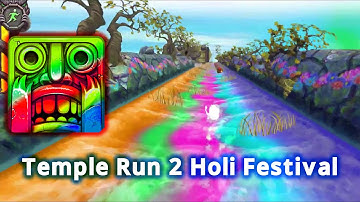 Temple Run 2 Holi Festival - Endless Run Game Play
