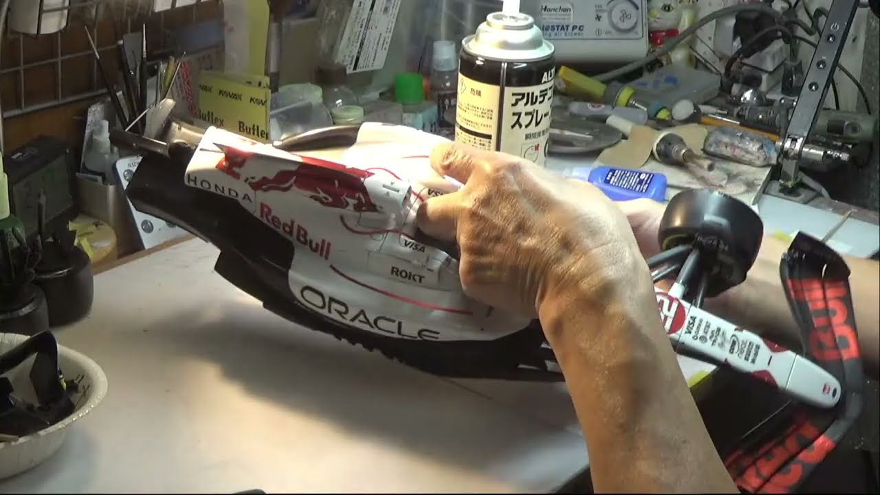 1/20 RB21 日本GP 3D Print kit ニュースクラッチ社製 52日目】1/12 RB21 Japanese GP 2025 3D Kit 生配信製作 - YouTube
