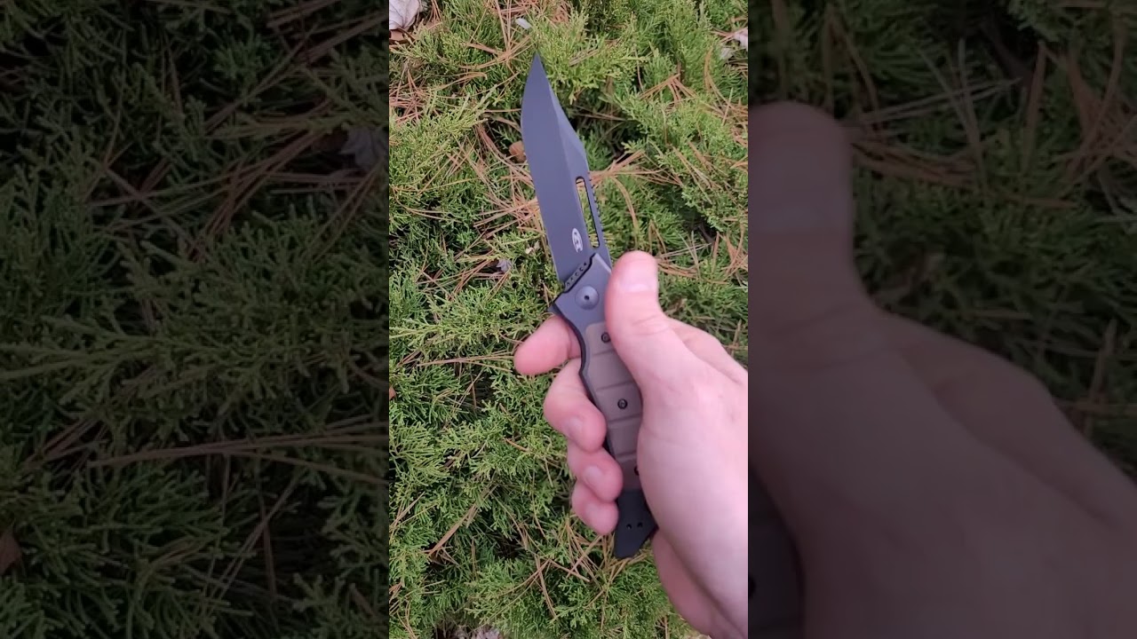 Zero Tolerance ZT 0223 Titanium and Brown G-10 Handle CPM-20cv Steel Blade 🗡