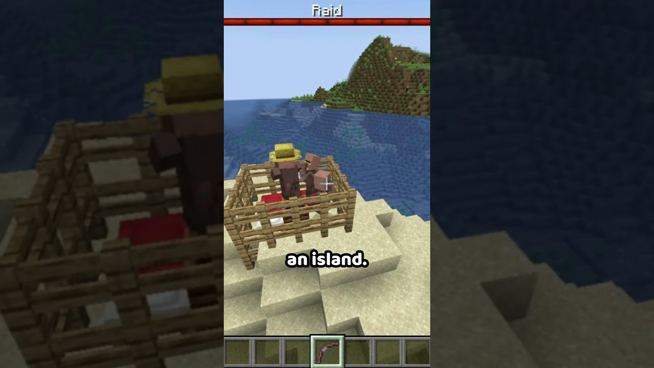 Easiest way to beat a raid in Minecraft 🏹 