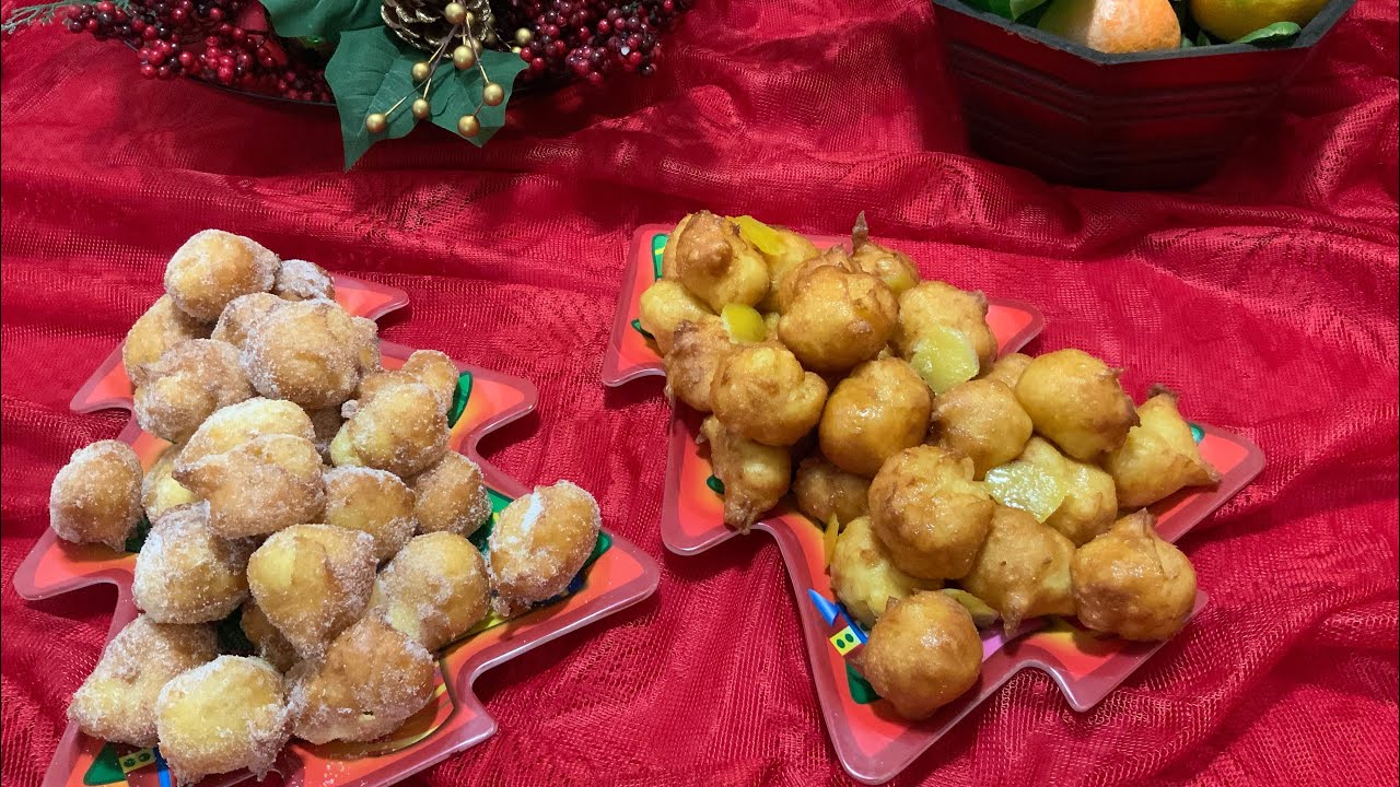 Sonhos de Natal Regados com Calda de Limão