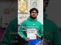 deepanshu from alipur completed basic computer course with vtech ( best computer courses) #computer