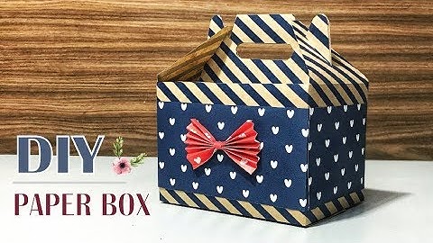 Easy DIY Gift box / Paper box #3 tutorial