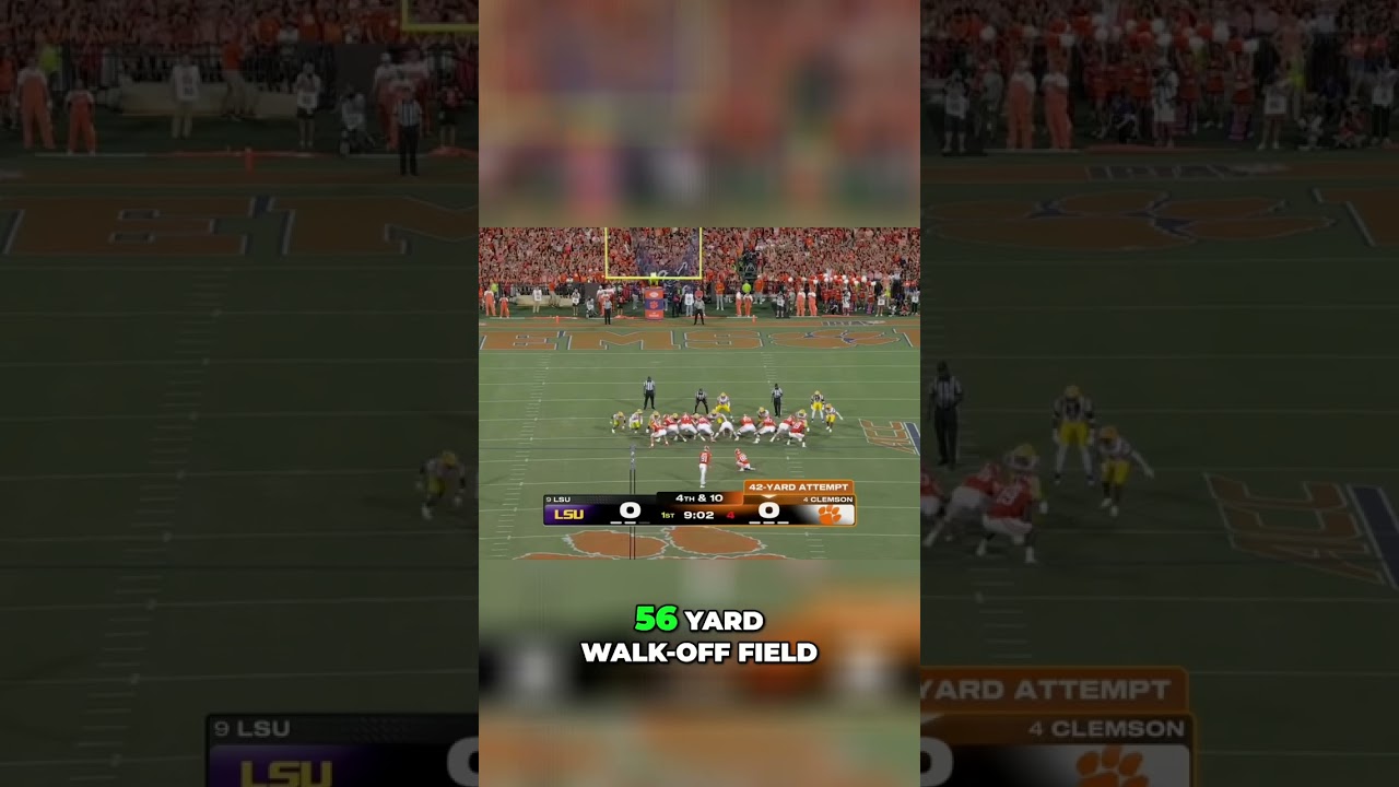 Tigers WIN! 56-Yard Walk-Off Field Goal for ACC Crown! 