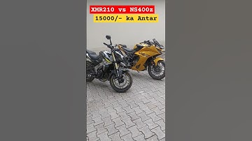 NS400 vs XMR 210..😍⛽🏍️#viral #trending #ns400 #karizmaxmr